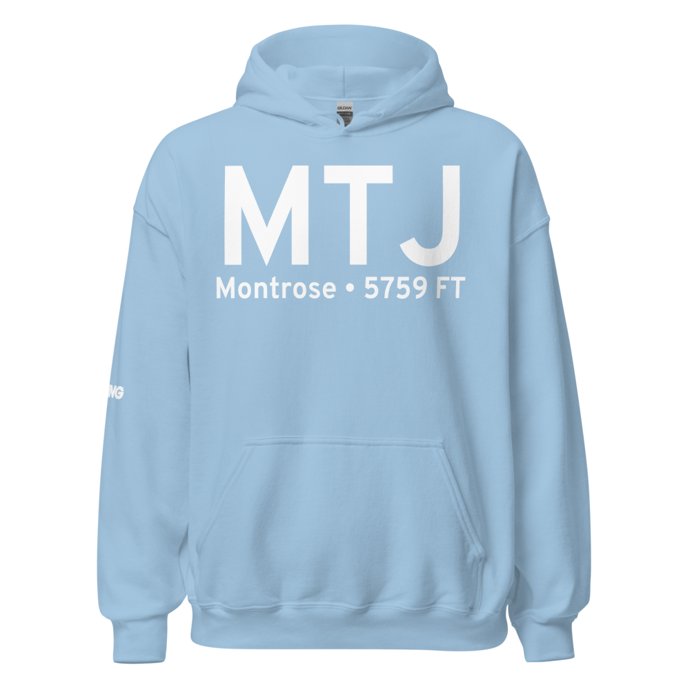 Montrose (KMTJ) Airport Hoodie Sweatshirt 
