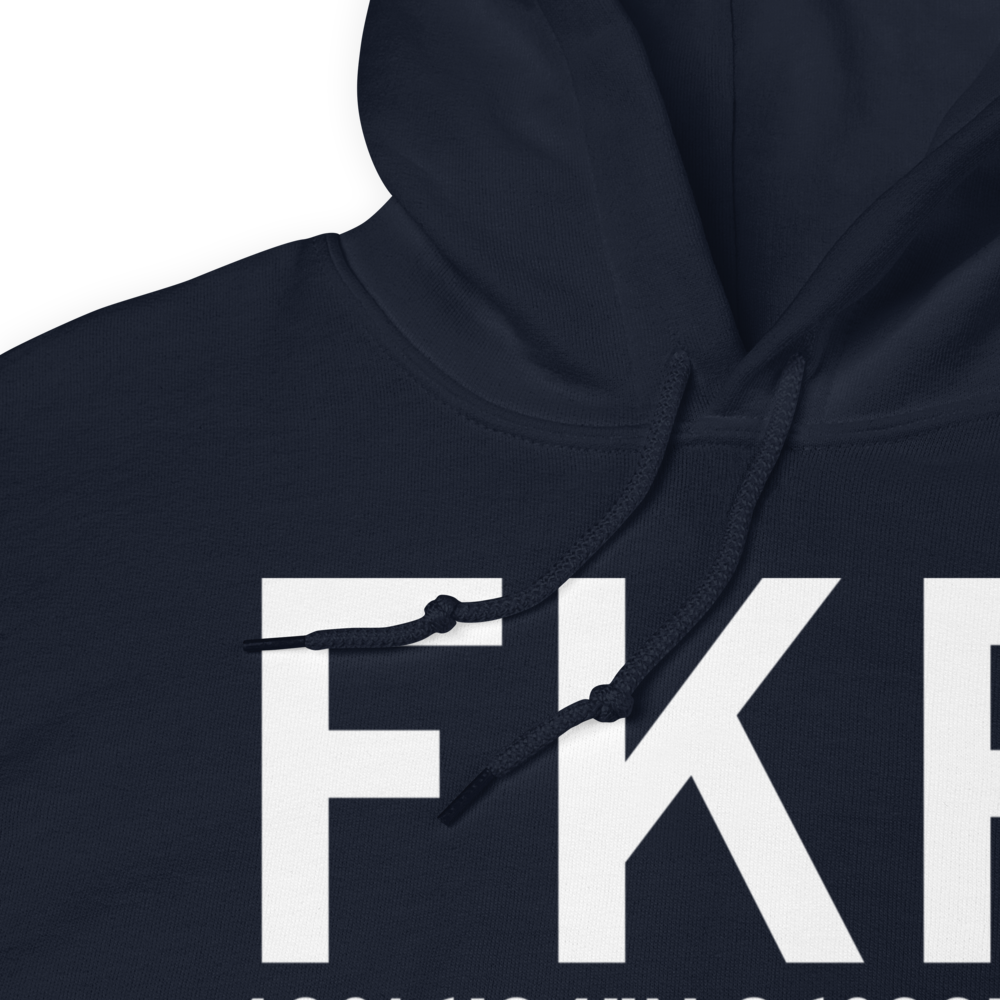 Frankfort (KFKR) Airport Hoodie Sweatshirt 