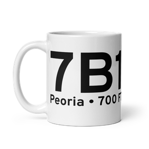 Peoria (7B1) Airport Mug