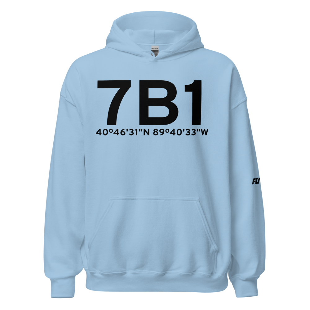 Peoria (7B1) Airport Hoodie Sweatshirt 