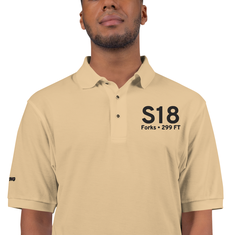 Forks (S18) Airport Port Authority Embroidered Polo Shirt 
