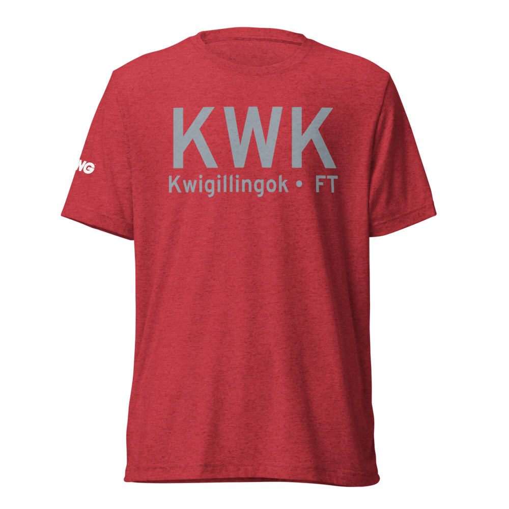 Kwigillingok (KWK) Airport Tri-blend T-Shirt 