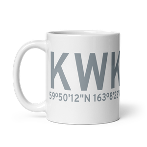 Kwigillingok (KWK) Airport Mug