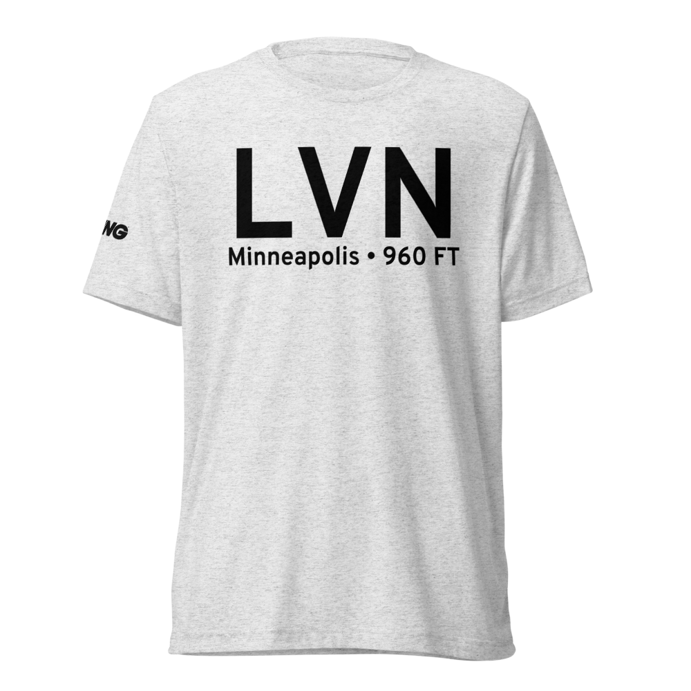 Minneapolis (KLVN) Airport Tri-blend T-Shirt 
