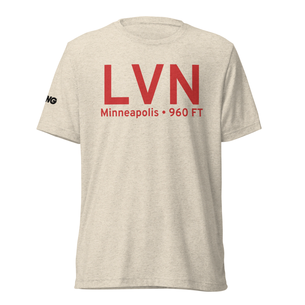 Minneapolis (KLVN) Airport Tri-blend T-Shirt 