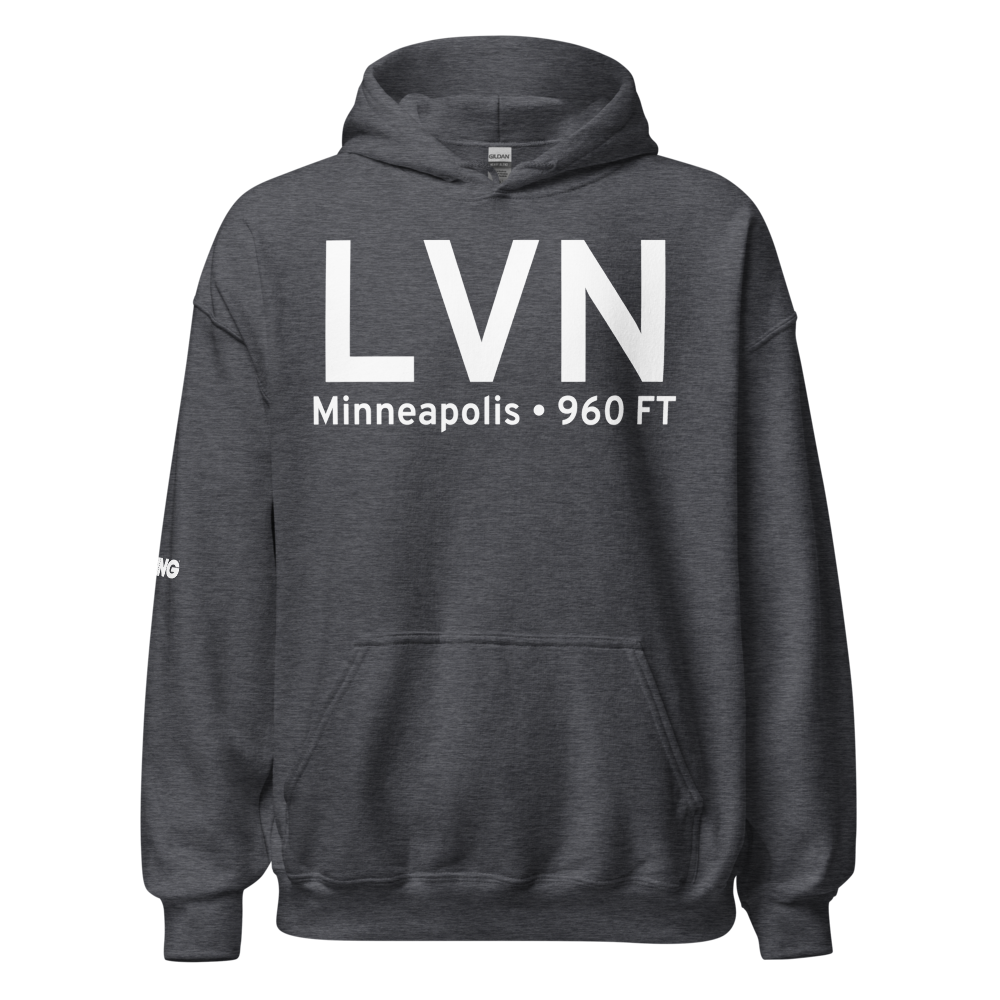 Minneapolis (KLVN) Airport Hoodie Sweatshirt 