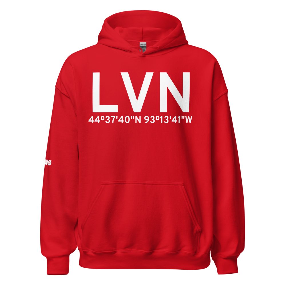 Minneapolis (KLVN) Airport Hoodie Sweatshirt 