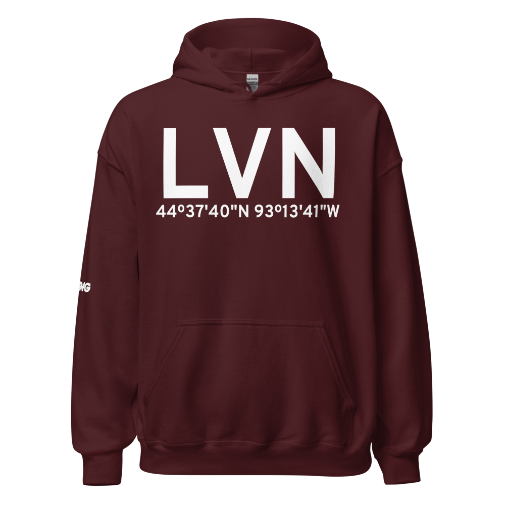 Minneapolis (KLVN) Airport Hoodie Sweatshirt 