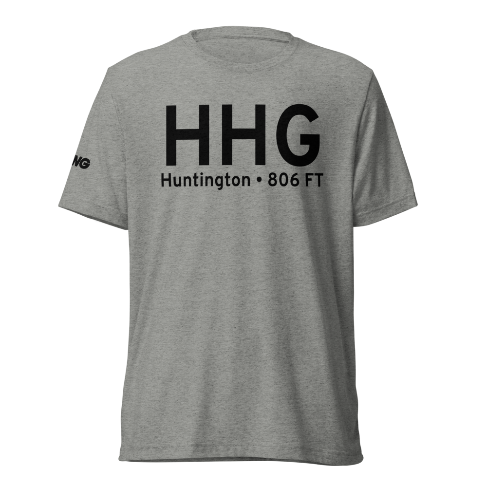 Huntington (KHHG) Airport Tri-blend T-Shirt 