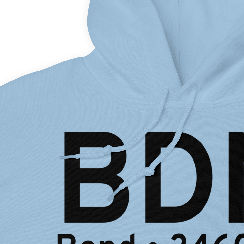 Bend (KBDN) Airport Hoodie Sweatshirt 