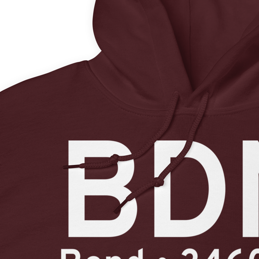 Bend (KBDN) Airport Hoodie Sweatshirt 
