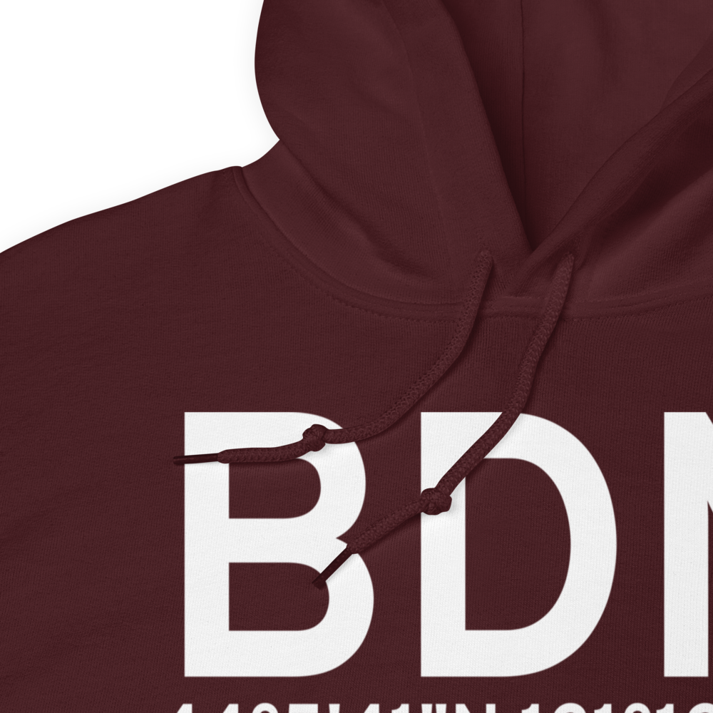 Bend (KBDN) Airport Hoodie Sweatshirt 