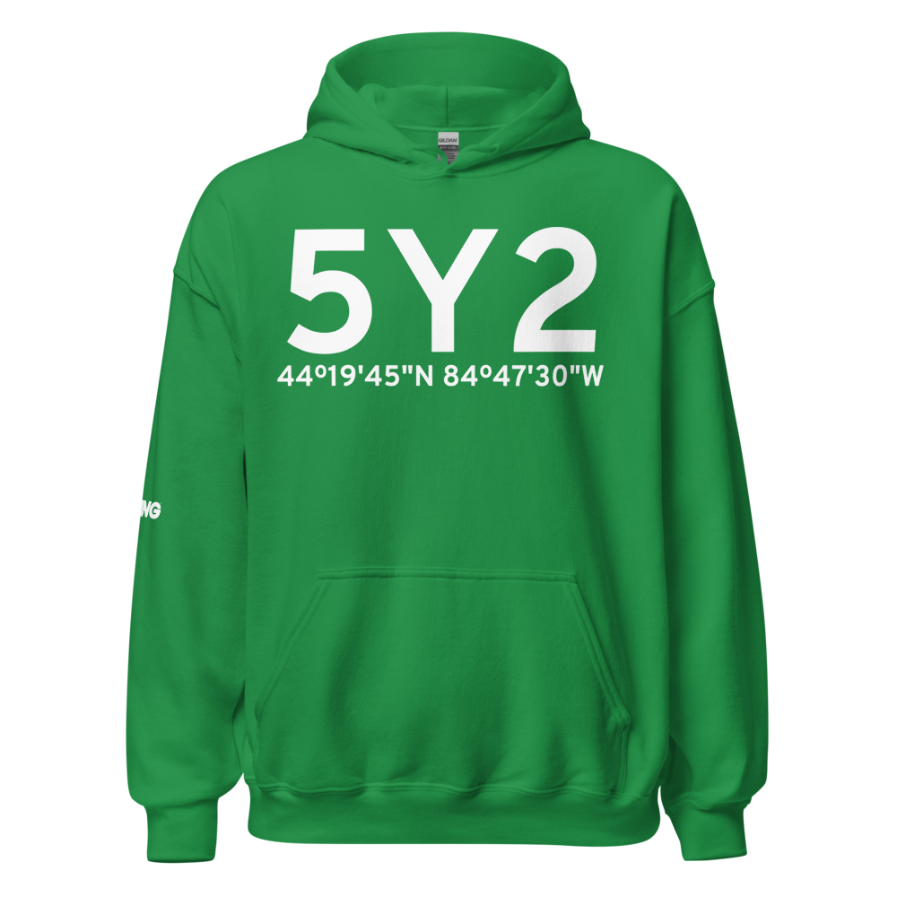 Houghton Lake Heights (5Y2) Airport Hoodie Sweatshirt 