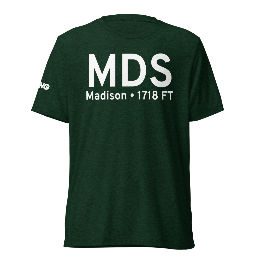 Madison (KMDS) Airport Tri-blend T-Shirt 