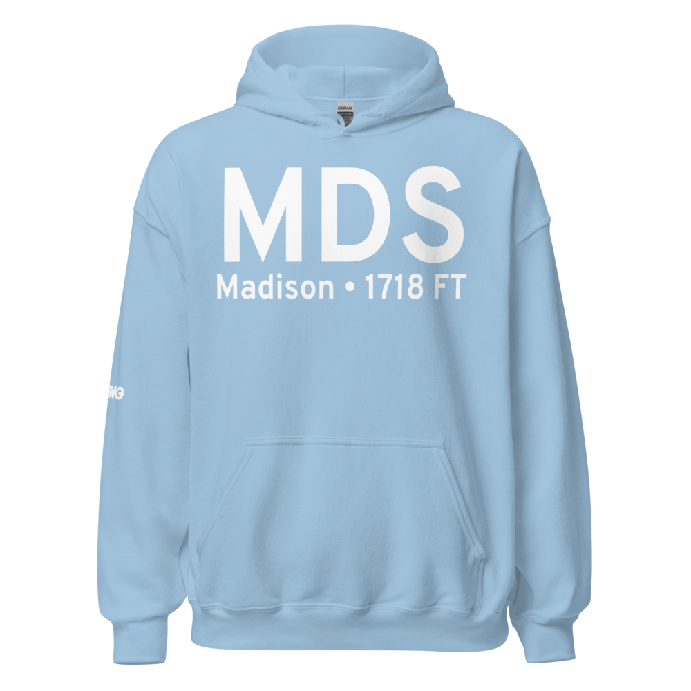 Madison (KMDS) Airport Hoodie Sweatshirt 