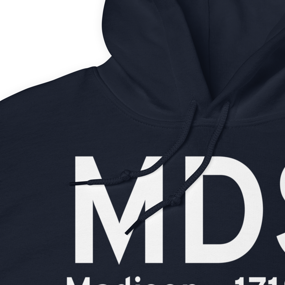 Madison (KMDS) Airport Hoodie Sweatshirt 