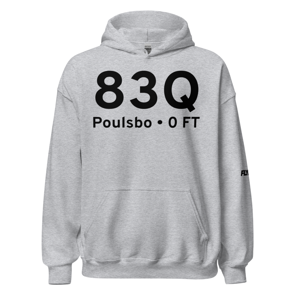 Poulsbo (83Q) Airport Hoodie Sweatshirt 