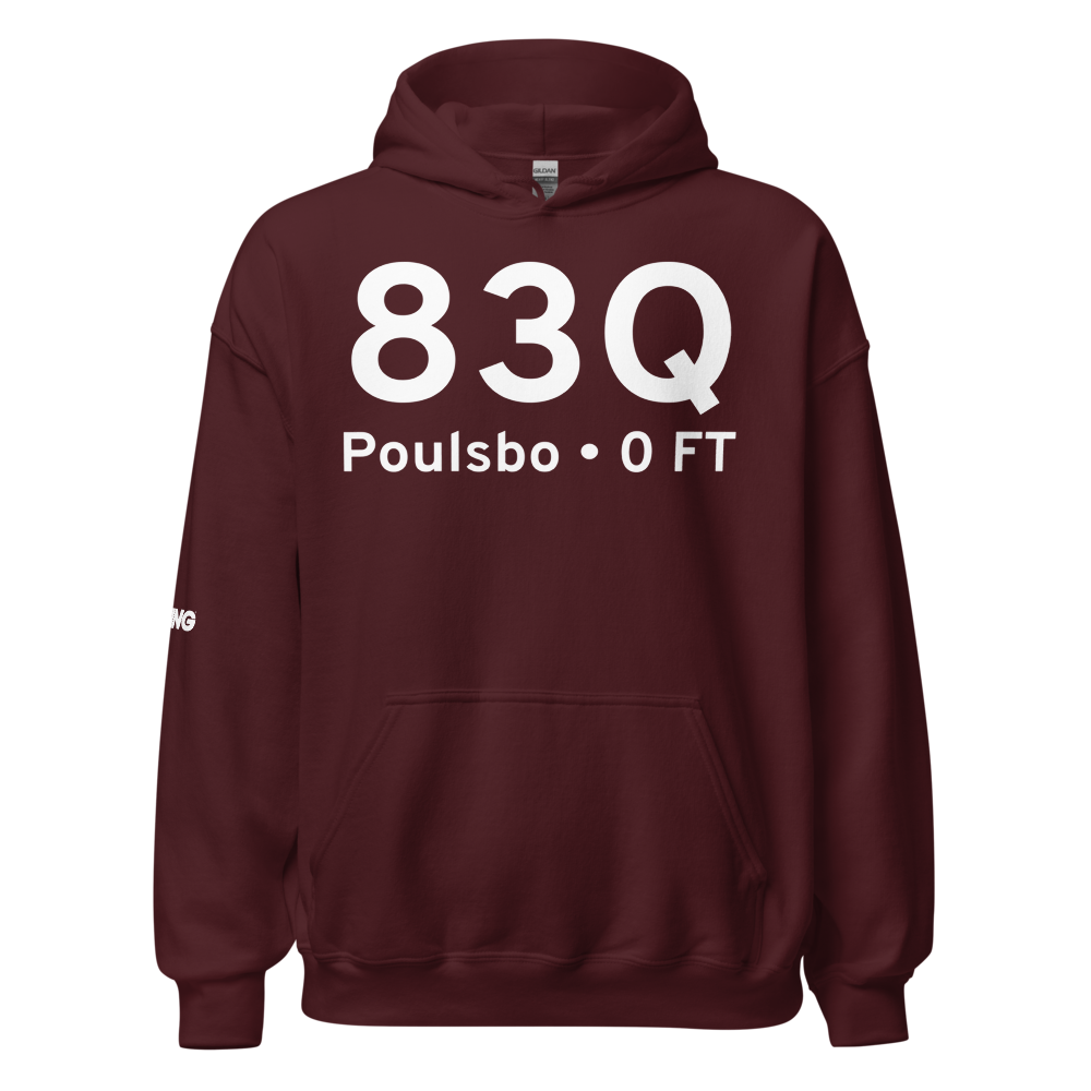 Poulsbo (83Q) Airport Hoodie Sweatshirt 