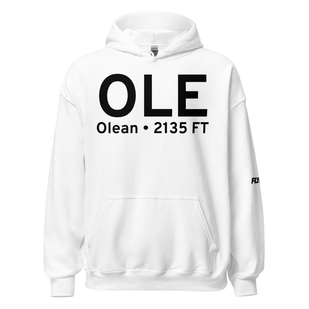 Olean (KOLE) Airport Hoodie Sweatshirt 