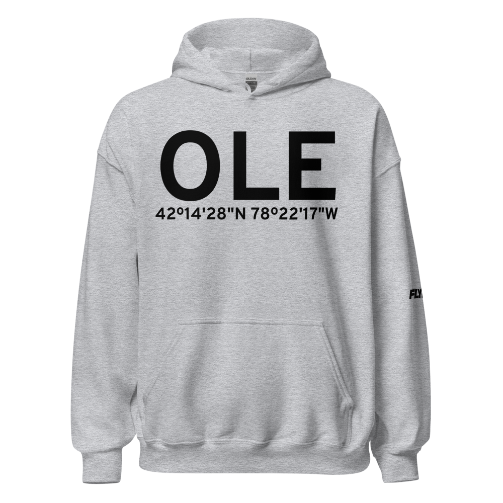 Olean (KOLE) Airport Hoodie Sweatshirt 