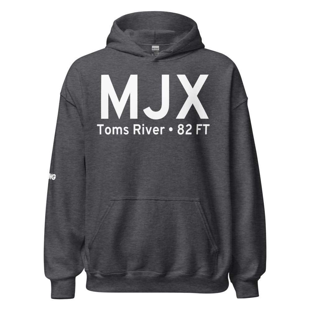Toms River (KMJX) Airport Hoodie Sweatshirt 