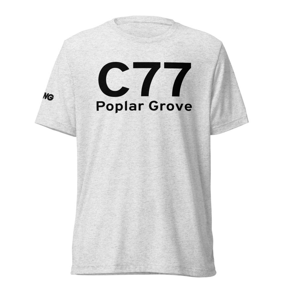 Poplar Grove (KC77) Airport Tri-blend T-Shirt 