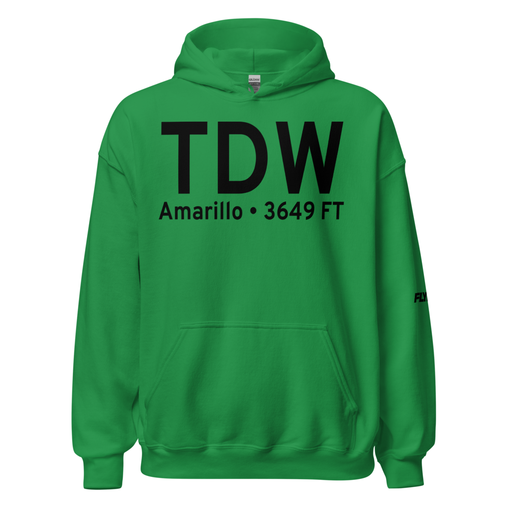 Amarillo (KTDW) Airport Hoodie Sweatshirt 