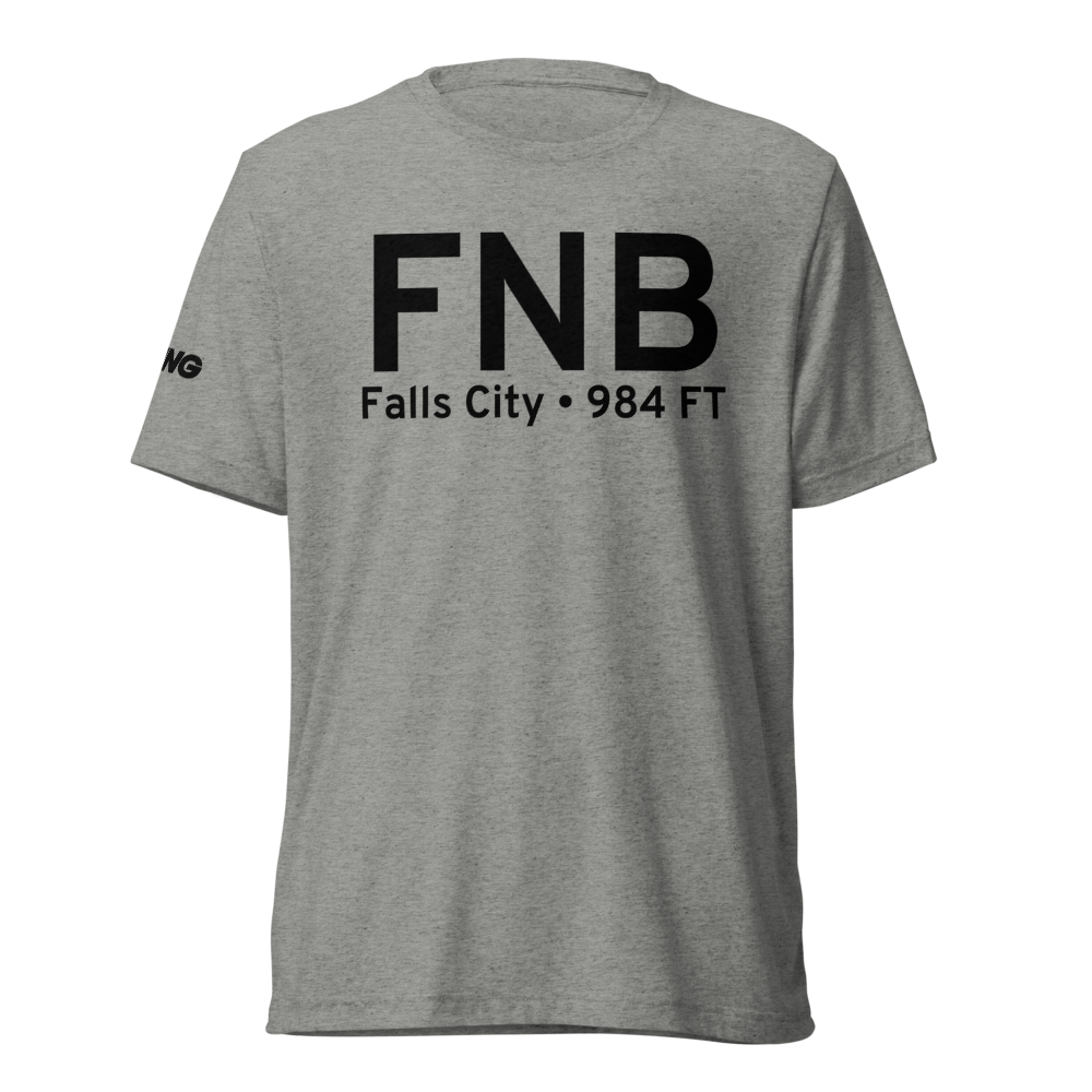 Falls City (KFNB) Airport Tri-blend T-Shirt 
