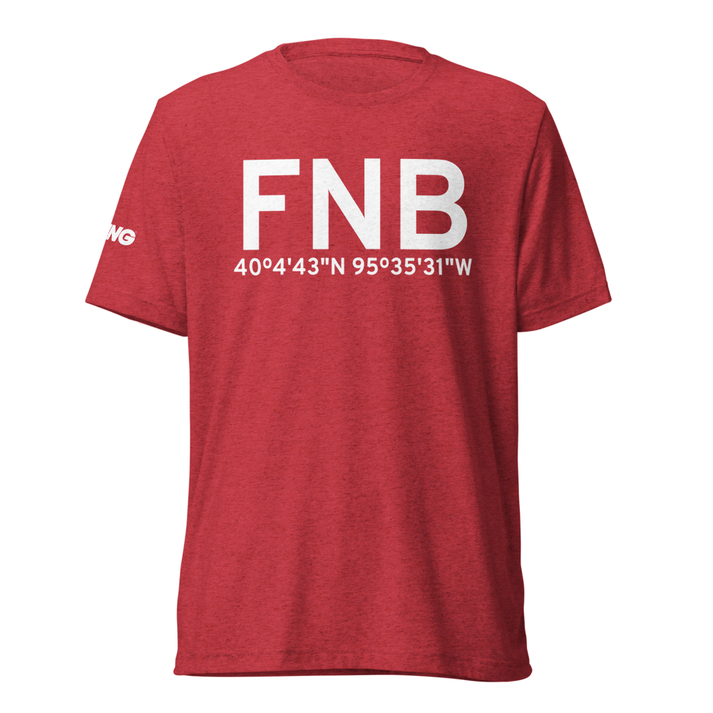 Falls City (KFNB) Airport Tri-blend T-Shirt 