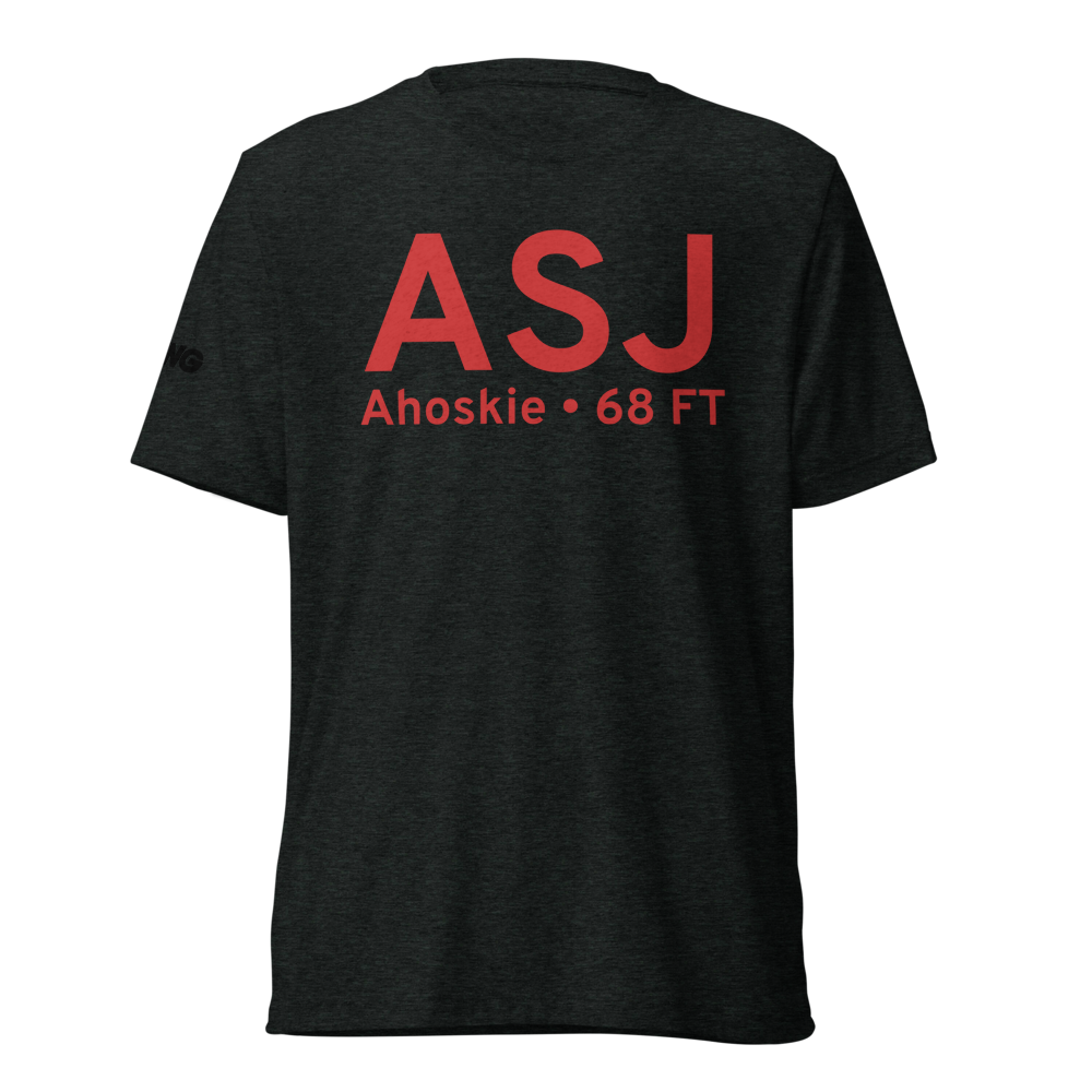 Ahoskie (KASJ) Airport Tri-blend T-Shirt 