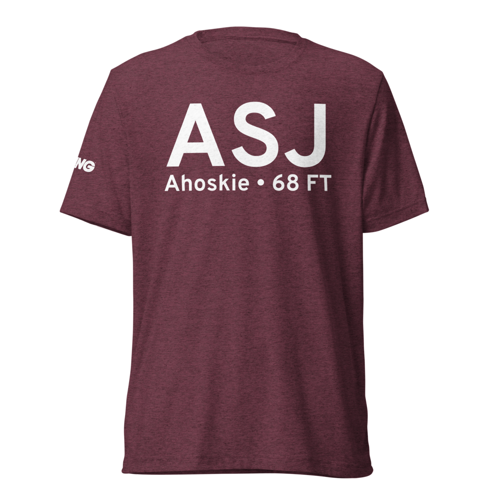 Ahoskie (KASJ) Airport Tri-blend T-Shirt 