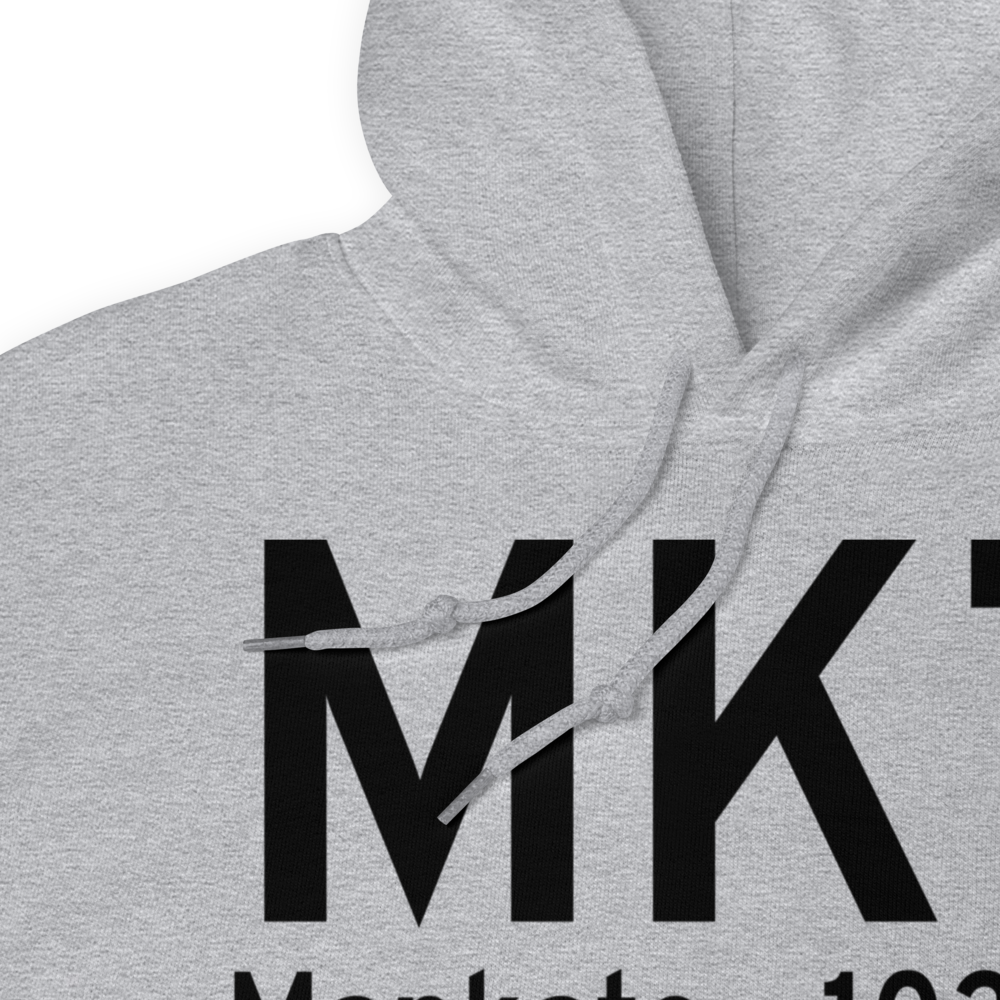 Mankato (KMKT) Airport Hoodie Sweatshirt 