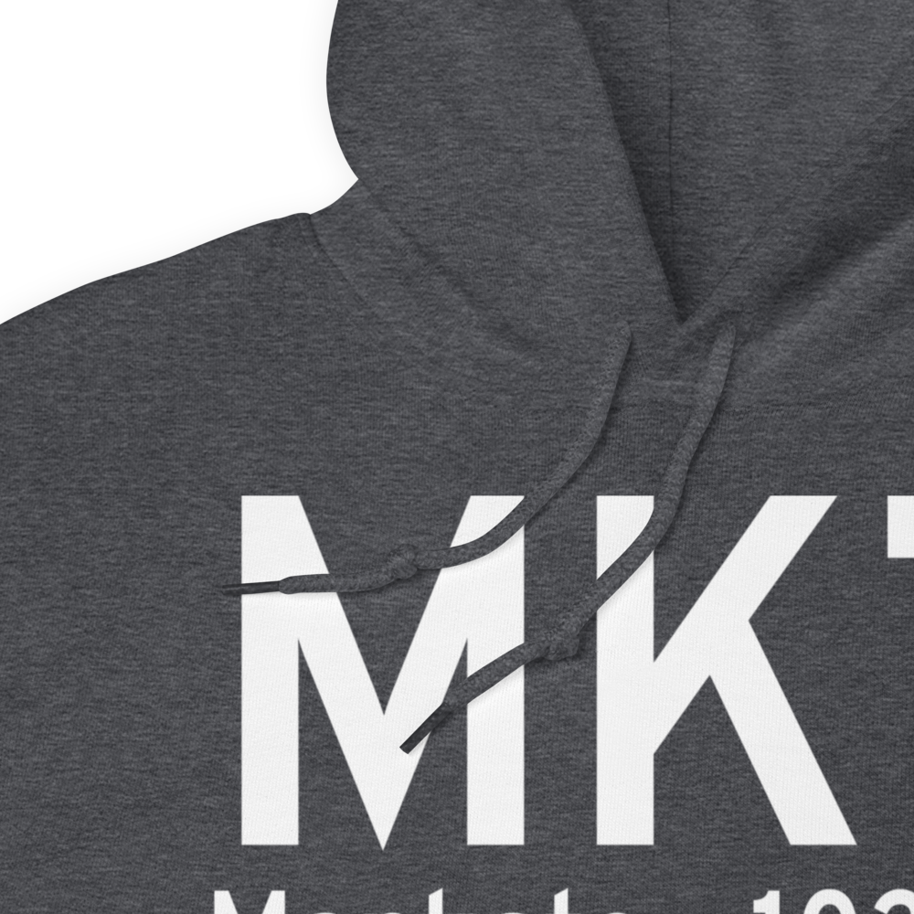 Mankato (KMKT) Airport Hoodie Sweatshirt 