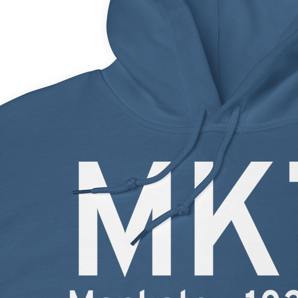 Mankato (KMKT) Airport Hoodie Sweatshirt 