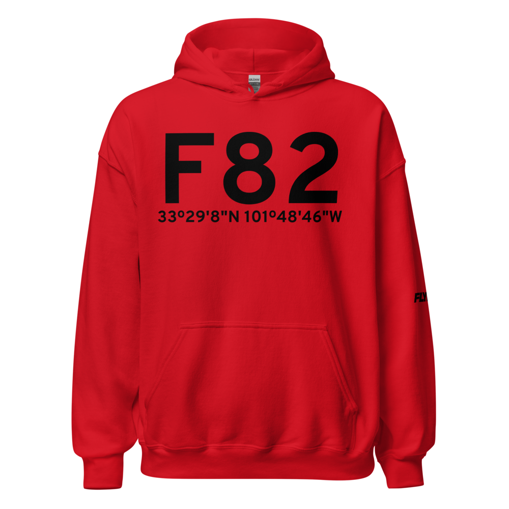 Lubbock (KF82) Airport Hoodie Sweatshirt 