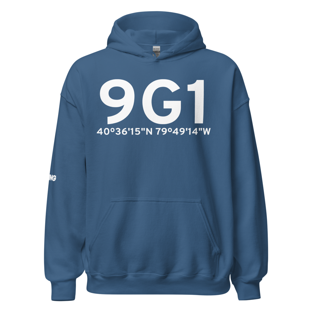 Pittsburgh (9G1) Airport Hoodie Sweatshirt 