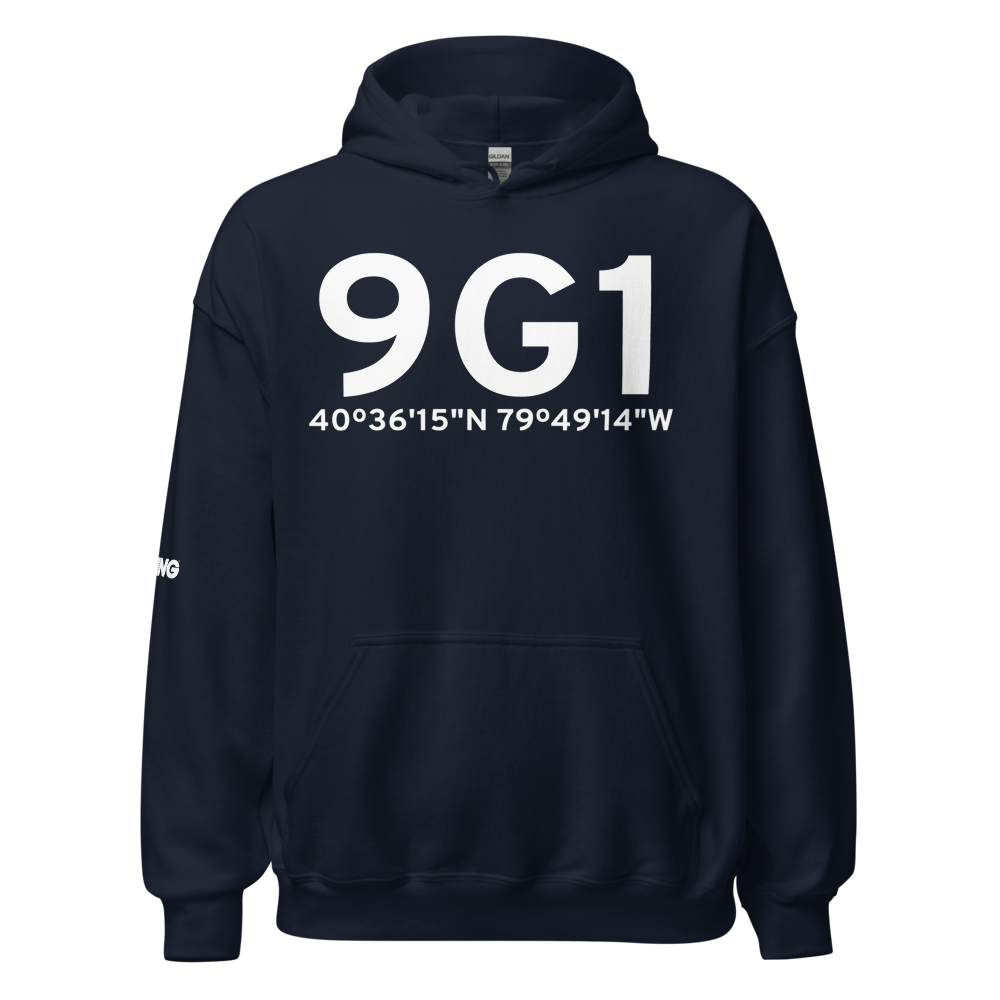 Pittsburgh (9G1) Airport Hoodie Sweatshirt 