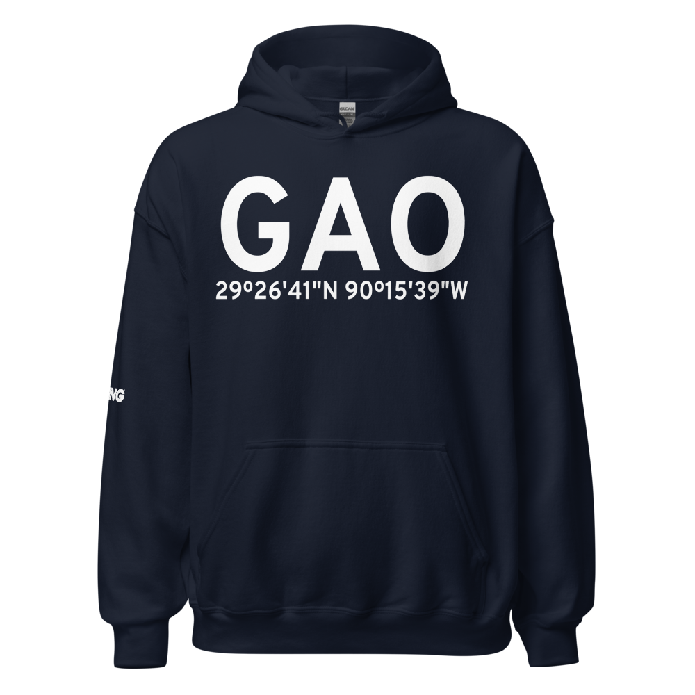 Galliano (KGAO) Airport Hoodie Sweatshirt 
