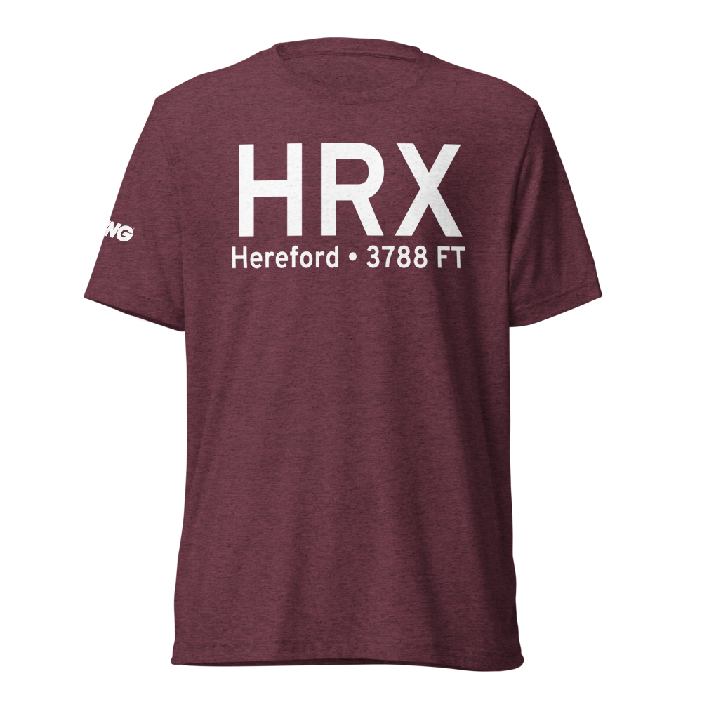 Hereford (KHRX) Airport Tri-blend T-Shirt 