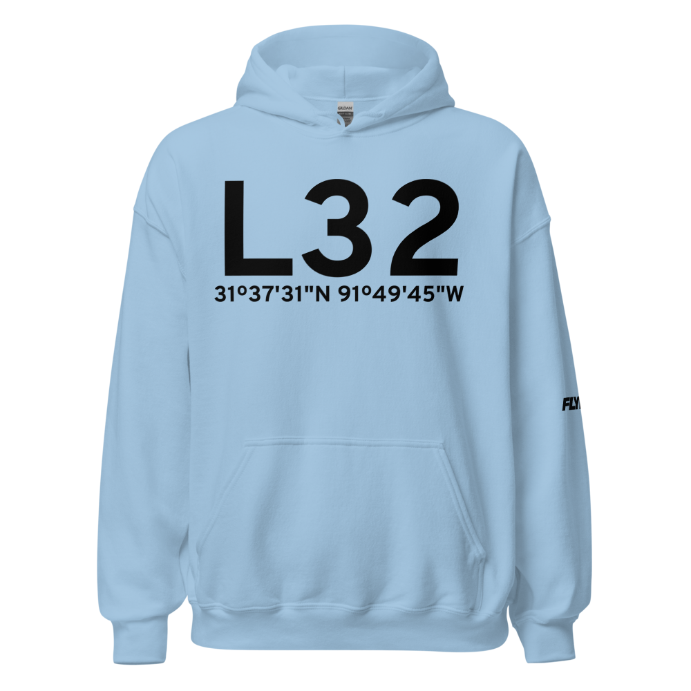 Jonesville (KL32) Airport Hoodie Sweatshirt 