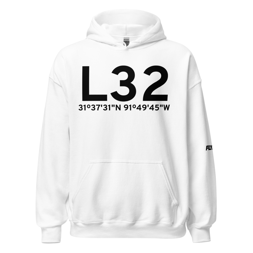 Jonesville (KL32) Airport Hoodie Sweatshirt 