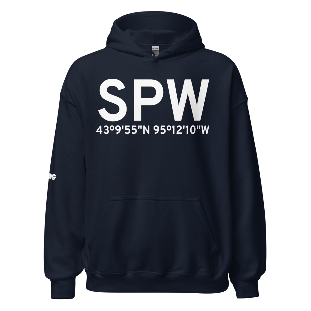 Spencer (KSPW) Airport Hoodie Sweatshirt 