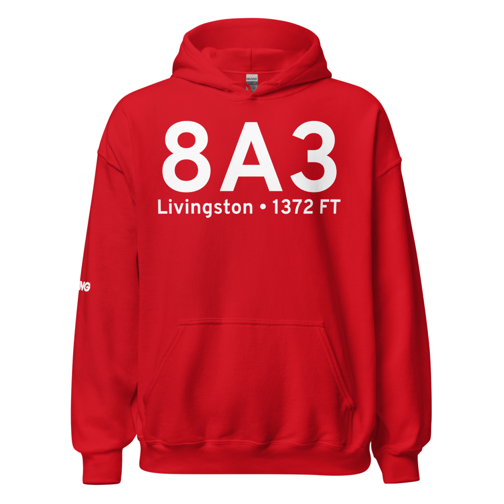 Livingston (K8A3) Airport Hoodie Sweatshirt 