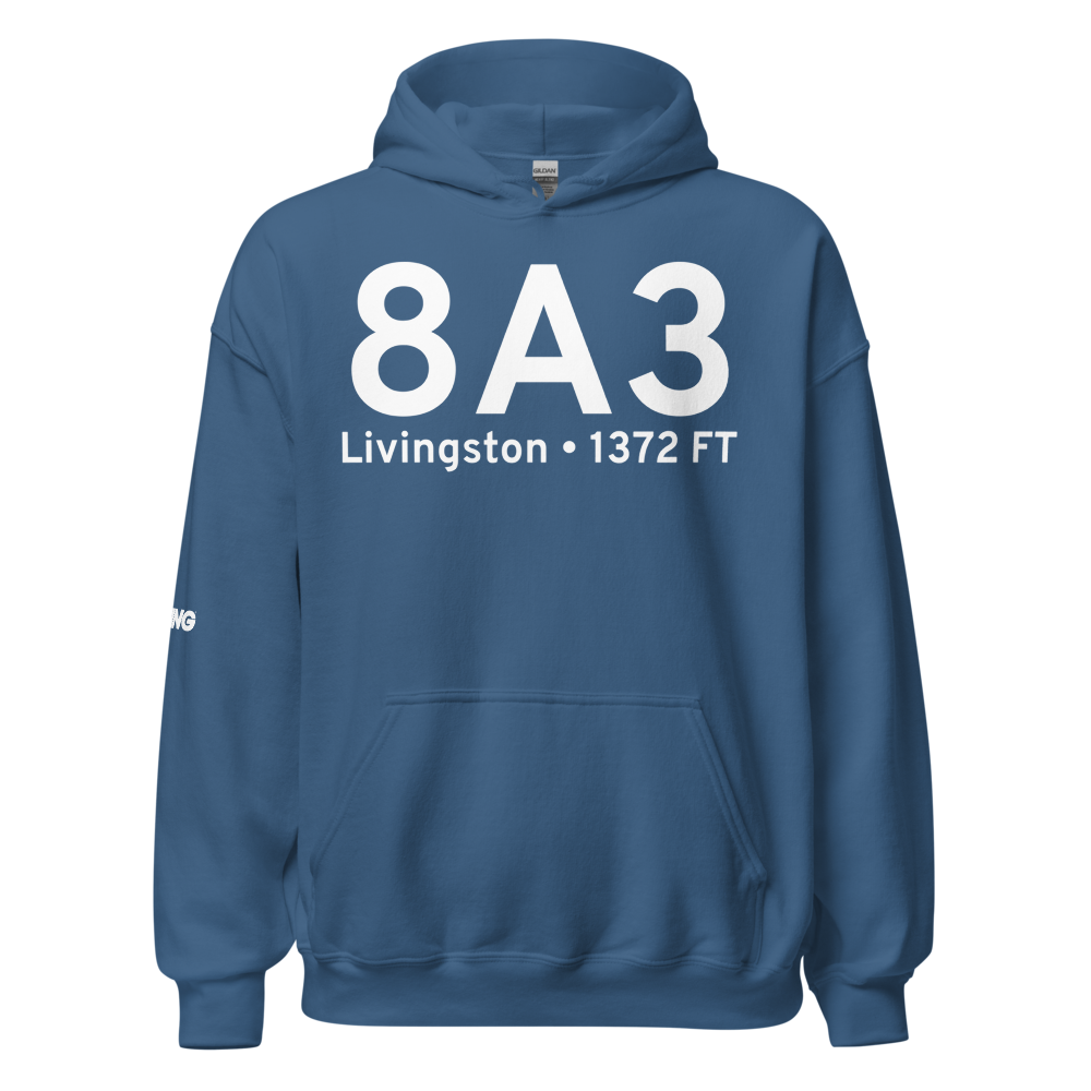 Livingston (K8A3) Airport Hoodie Sweatshirt 