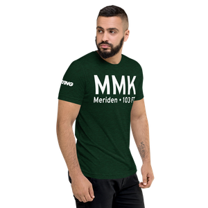 Meriden (KMMK) Airport Tri-blend T-Shirt