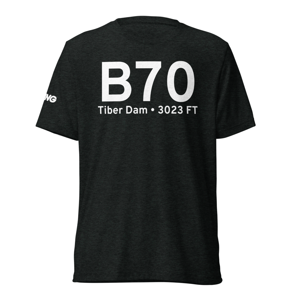 Tiber Dam (B70) Airport Tri-blend T-Shirt 