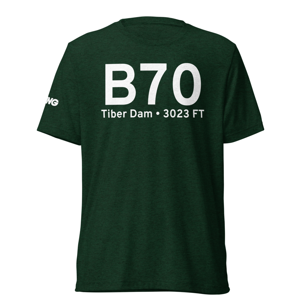 Tiber Dam (B70) Airport Tri-blend T-Shirt 