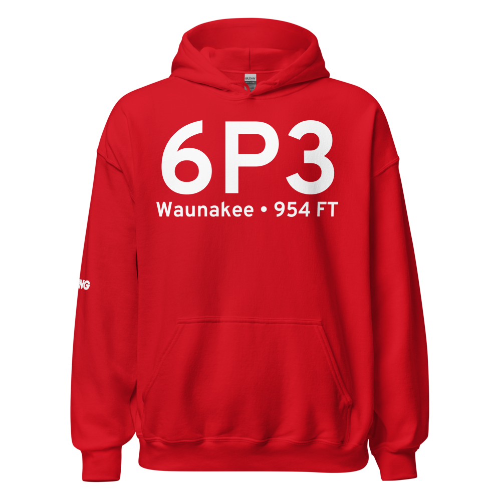 Waunakee (6P3) Airport Hoodie Sweatshirt 