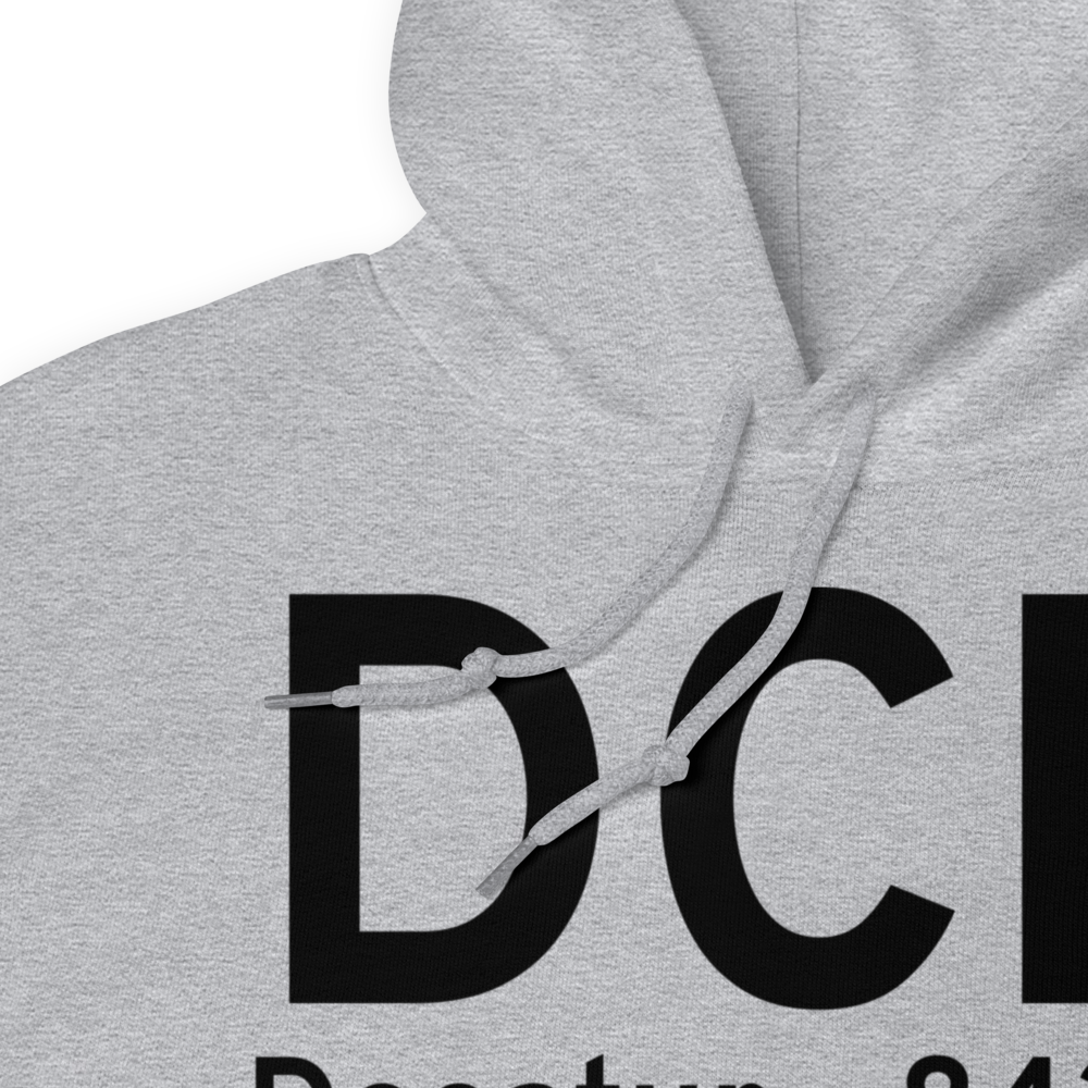 Decatur (DCR) Airport Hoodie Sweatshirt 