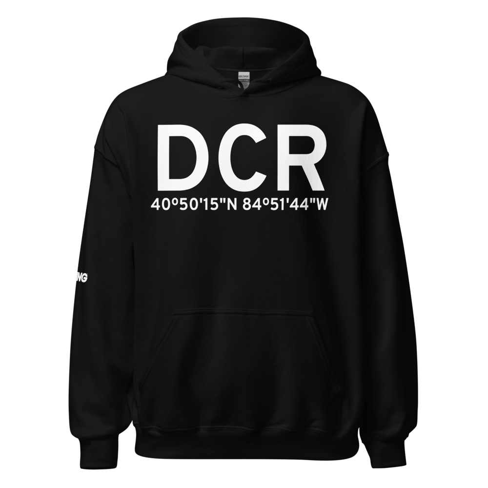 Decatur (DCR) Airport Hoodie Sweatshirt 